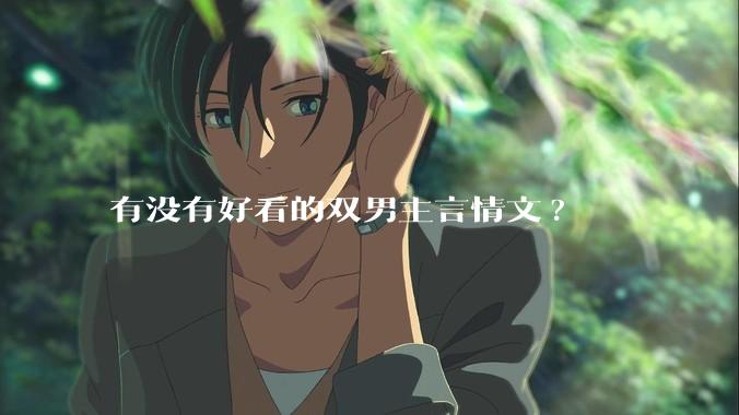 有没有好看的双男主言情文?